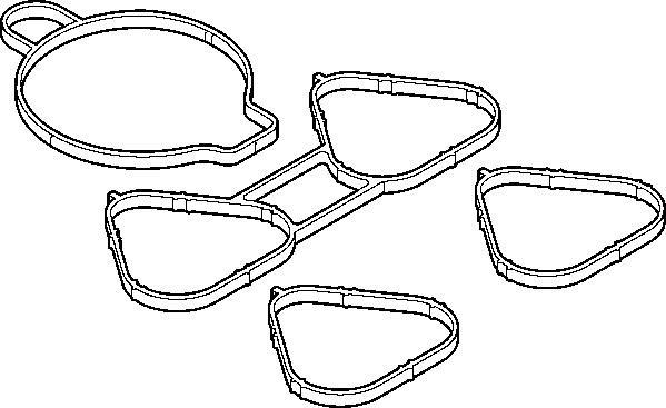 Conjunto de vedantes, coletor de admissão ELRING ref. 375.140